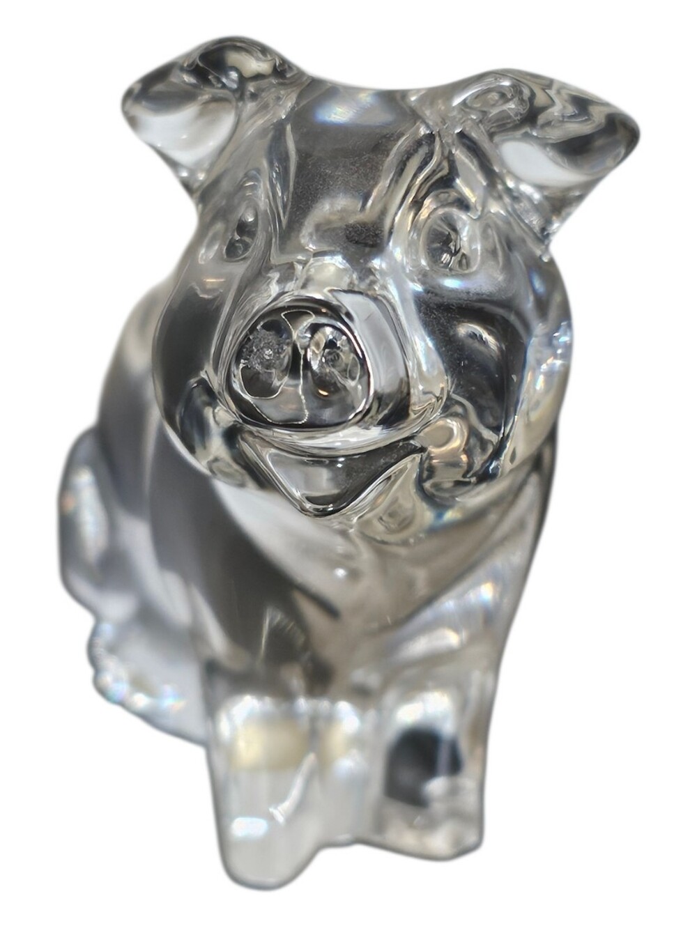 Vintage Princess House 24% Lead Crystal Pig Germany